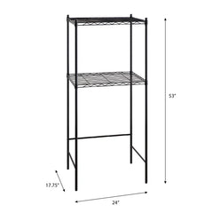 Galgano 53" H X 24" W X 18" D Microwave and Mini-Fridge Storage Rack