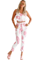 Boho Floral Bardot Two-Piece Set