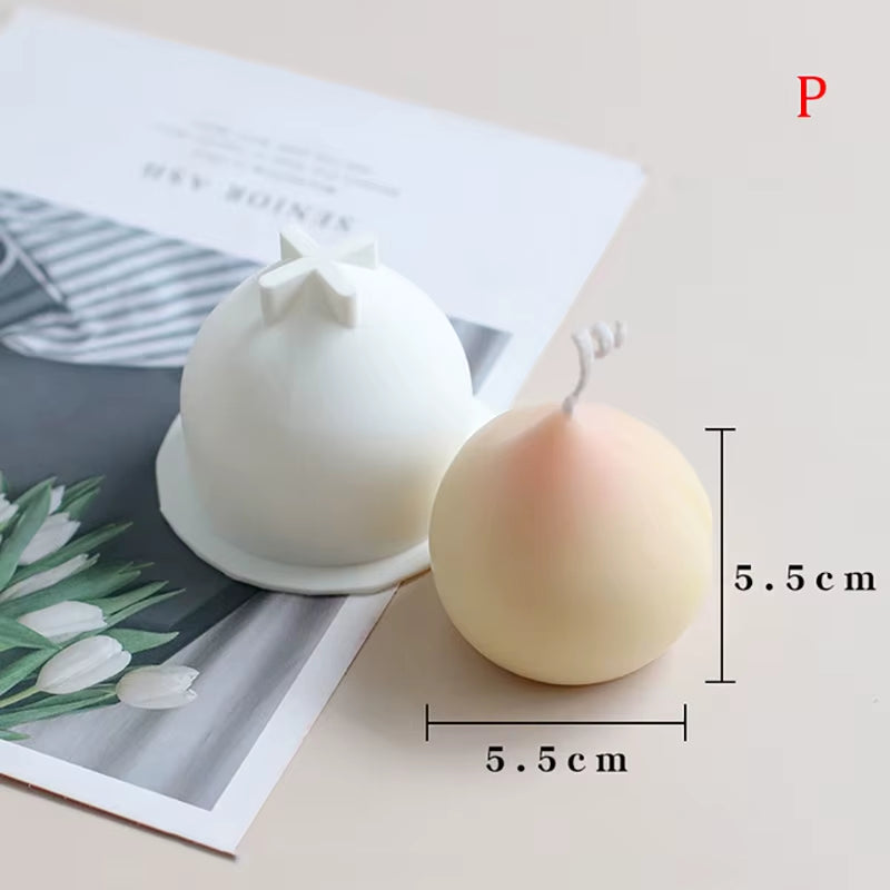 3D Irregular Silicone Candle Mould Aromatherapy Candle Mould DIY Handmade Candle Material Resin Mold Candle Making Suppli