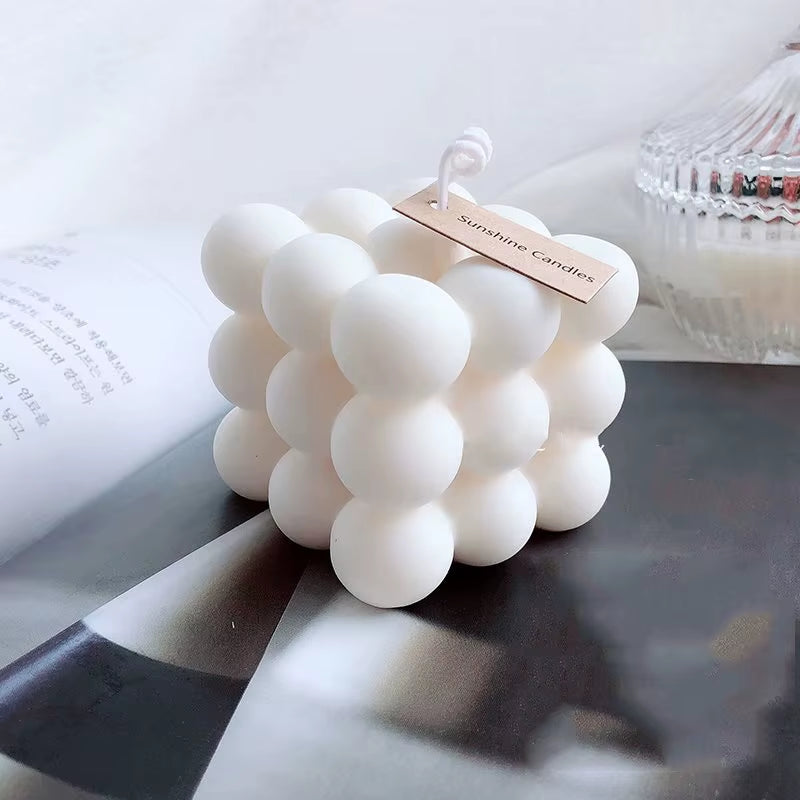 3D Irregular Silicone Candle Mould Aromatherapy Candle Mould DIY Handmade Candle Material Resin Mold Candle Making Suppli
