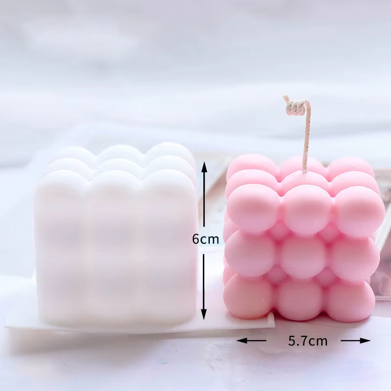 3D Irregular Silicone Candle Mould Aromatherapy Candle Mould DIY Handmade Candle Material Resin Mold Candle Making Suppli