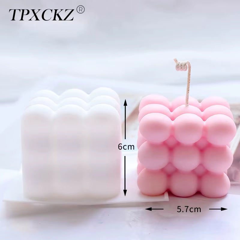 3D Irregular Silicone Candle Mould Aromatherapy Candle Mould DIY Handmade Candle Material Resin Mold Candle Making Suppli